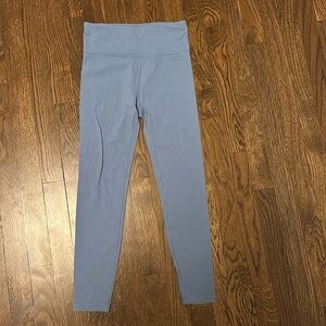 Athleta ultra high rise chit chat blue leggings